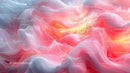Vibrant Abstract Swirls and Waves in Soft Hues