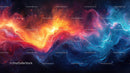 Vivid Cosmic Swirl of Colors in a Mystical Galaxy