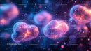 Cosmic Nebula with Vibrant Colors and Glowing Energy