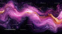 Stunning Abstract Galaxy Swirl in Vibrant Pink and Purple
