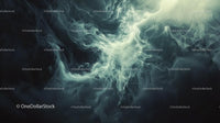 Ethereal Swirling Smoke with Dark Atmosphere