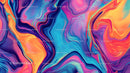 Vibrant Abstract Swirling Color Patterns in Motion