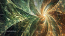 Dynamic Swirling Pattern with Vibrant Fractal Design