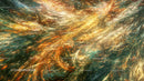 Vibrant Cosmic Swirl in Dynamic Motion