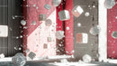 Floating Cubes in a Surreal Industrial Space