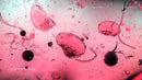Vibrant Abstract Art with Dynamic Pink Forms