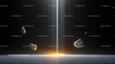 Asteroids and Light Beam in Vast Cosmic Space
