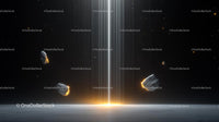 Asteroids and Light Beam in Vast Cosmic Space