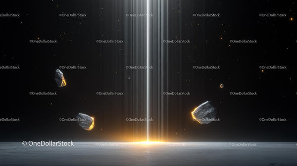 Asteroids and Light Beam in Vast Cosmic Space