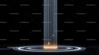 Futuristic Light Beams in Cosmic Space