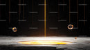 Ethereal Cosmic Scene with Glowing Light