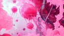 Surreal Pink Organic Shapes in Abstract Art
