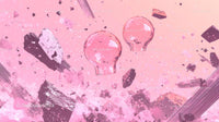 Abstract Shattered Glass with Futuristic Design