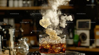 Dramatic Cocktail with Smoking Dry Ice Effect