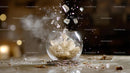 Dramatic Popcorn Explosion in Glass Bowl