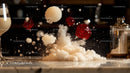 Explosive Culinary Art with Red Jelly and Dry Ice