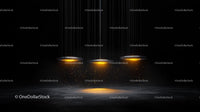 Futuristic Illumination with Glowing Particles