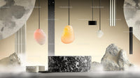 Modern Abstract Installation with Geometric Forms