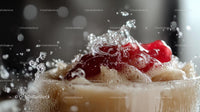 Refreshing Cherry Soda with Fizzy Bubbles