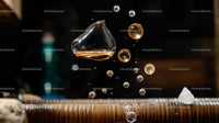 Golden Droplets in Motion