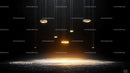 Modern Hanging Lights with Warm Glowing Effect