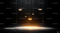 Modern Hanging Lights with Warm Glowing Effect