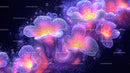Ethereal Fantasy Flowers with Glowing Petals