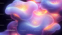 Ethereal Abstract Fluid with Luminescent Glow