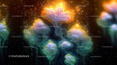 Luminescent Fantasy Flowers in Dreamy Abstract Art