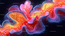Futuristic Abstract Design with Organic Flowing Patterns