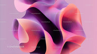 Vibrant Abstract Art with Flowing Gradient Colors