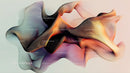 Fluid Wave of Gradient Colors in Abstract Form