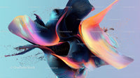 Colorful Abstract Wave with Dynamic Texture