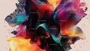 Vibrant Abstract Waves in Dynamic Color Spectrum