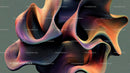 Vibrant Abstract Art with Flowing Colorful Shapes