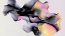 Dynamic Abstract Art with Vibrant Colorful Waves
