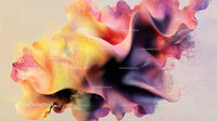 Abstract Fluid Shapes in Vibrant Colors