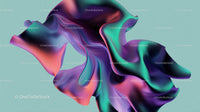 Dynamic Abstract Wave in Vibrant Colors
