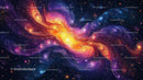 Vibrant Cosmic Swirl in the Depths of Space