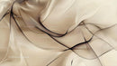 Flowing Beige Abstract Textile with Elegant Wave Patterns