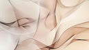 Abstract Beige Flowing Curves Artistic Background