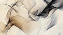 Abstract Flowing Lines in Beige and Black Tones