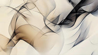 Abstract Flowing Lines in Beige and Black Tones
