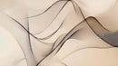 Flowing Abstract Waves in Beige Tones