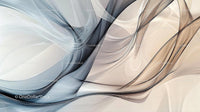 Elegant Abstract Waves in Soft Beige and Gray Tones