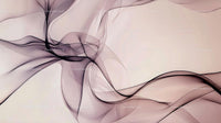 Elegant Flowing Curves and Light Waves Abstract Art