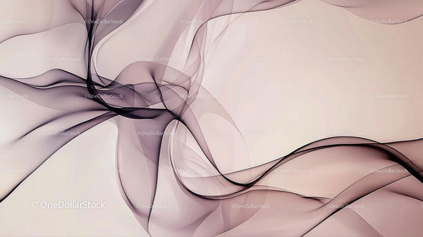 Elegant Flowing Curves and Light Waves Abstract Art