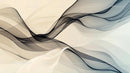 Elegant Abstract Wave Design in Neutral Tones