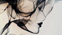 Elegant Abstract Silhouette of a Woman
