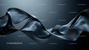 Abstract Flowing Ribbons in a Minimalist Design